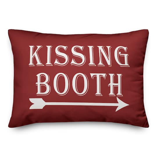 Kissing Booth Throw Pillow